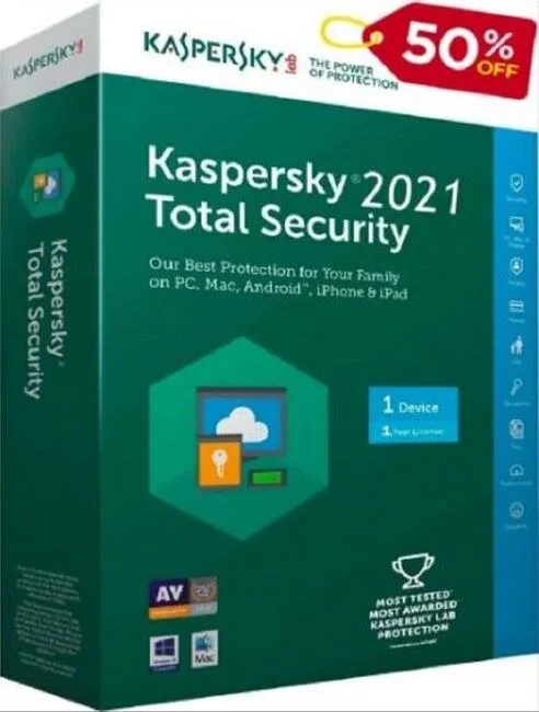 

Kaspersky Total Security 1 Year 1 Device 2021 Global Key original