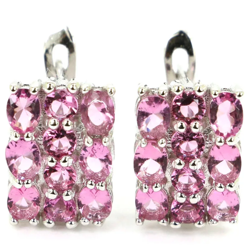 16x14 мм 4 5 г 925 твердого стерлингового серебра Роскошный топ создан розовый