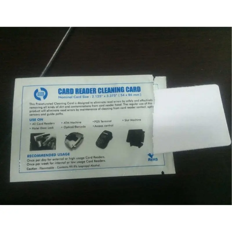 Кардридер Чистящая карта CR80|Губки и металлические мочалки| |