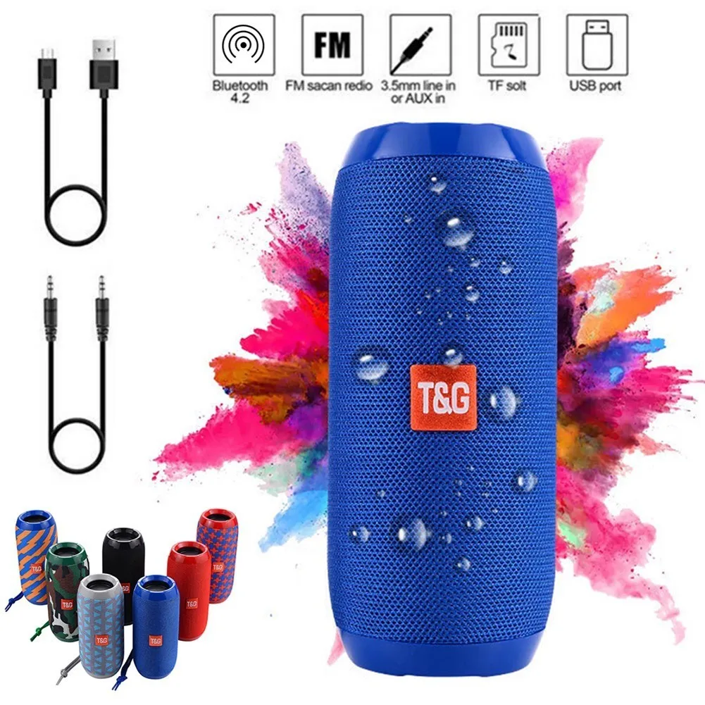 Беспроводная колонка T &amp G 117 портативные Bluetooth-наушники музыкальный центр 4 2 дБ