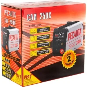 Сварочный инвертор Ресанта САИ 250 К | Инструменты