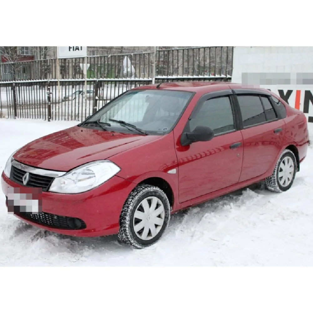 Дефлекторы окон Cobra Tuning R11208 на авто Renault Symbol 2 ll Sedan 5d 2008 2012 4 шт./комп. ветровики от