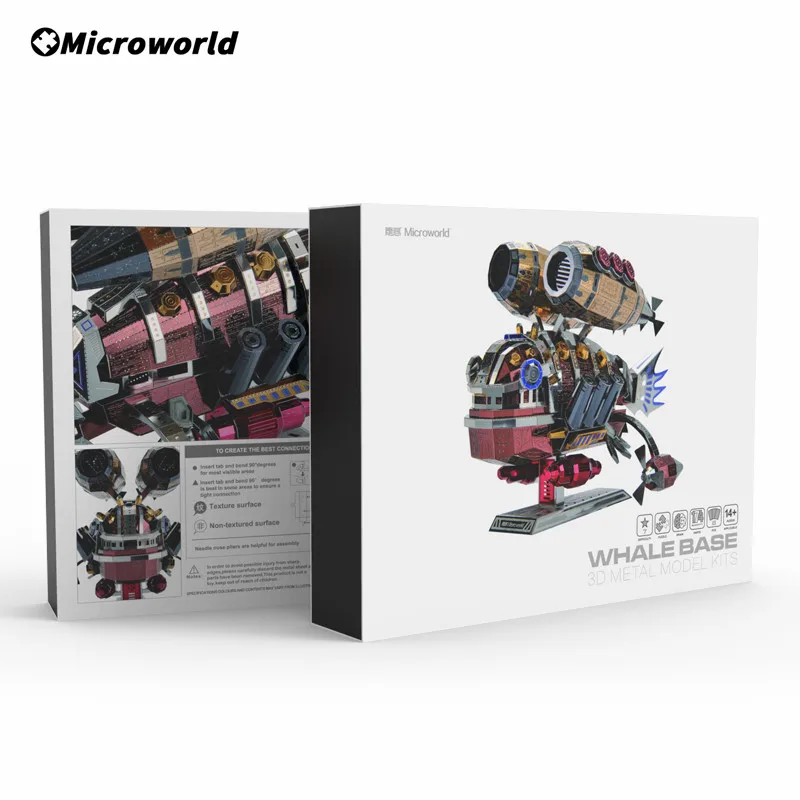 Металлический 3D-пазл-конструктор Microworld набор моделей сделай сам с лазерной