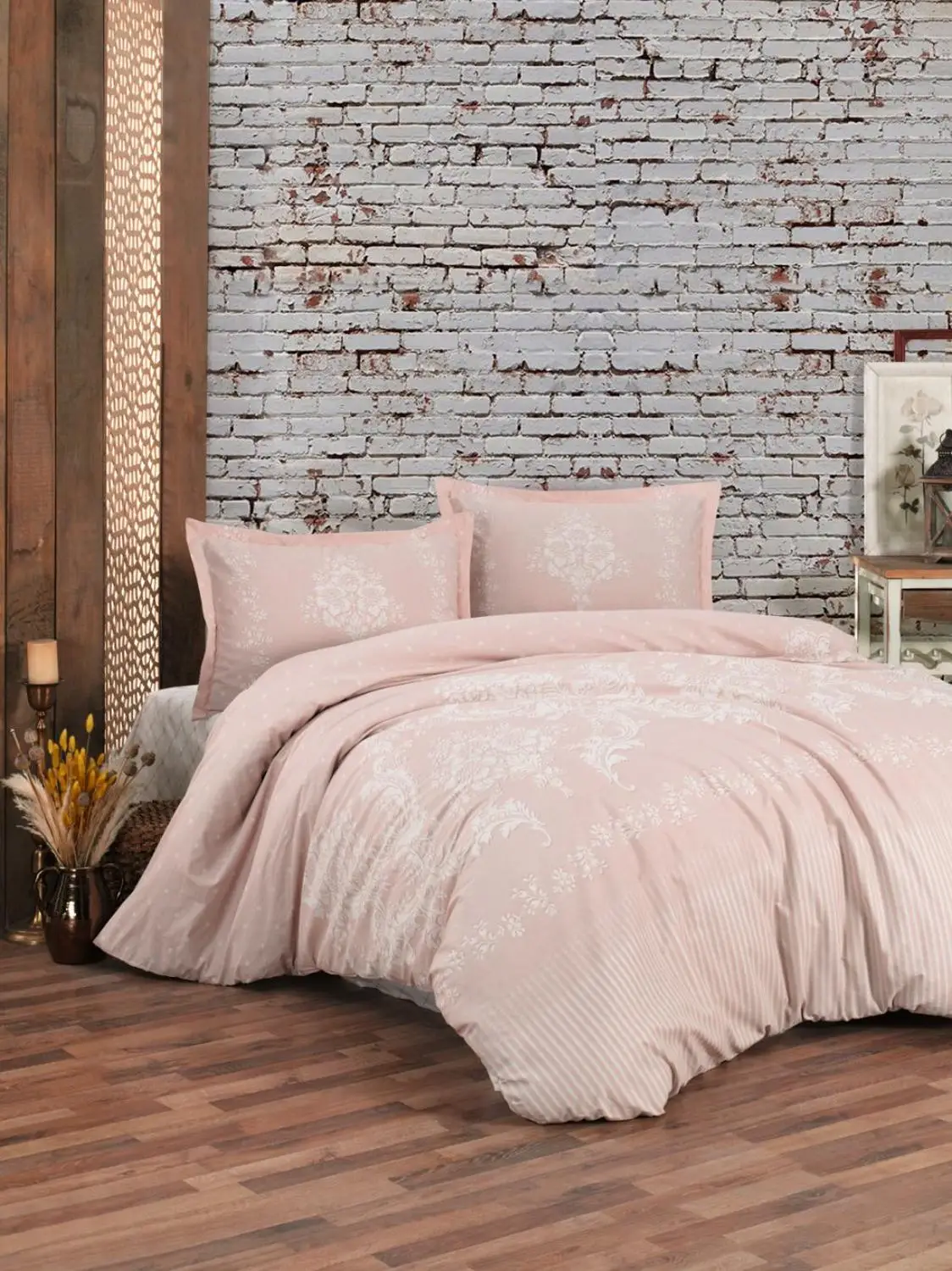 

Lukka %100 Cotton Quality Bedding Set Double King Queen Bed Duvet Cover Set Lux Modern Romantic Bedsheet Duvet Pilow case