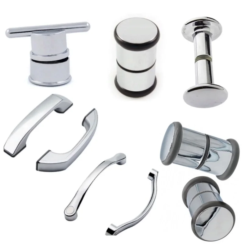 Ручки для душевых дверей из пластика. Душевая кабина. Для одного и двух отверстий