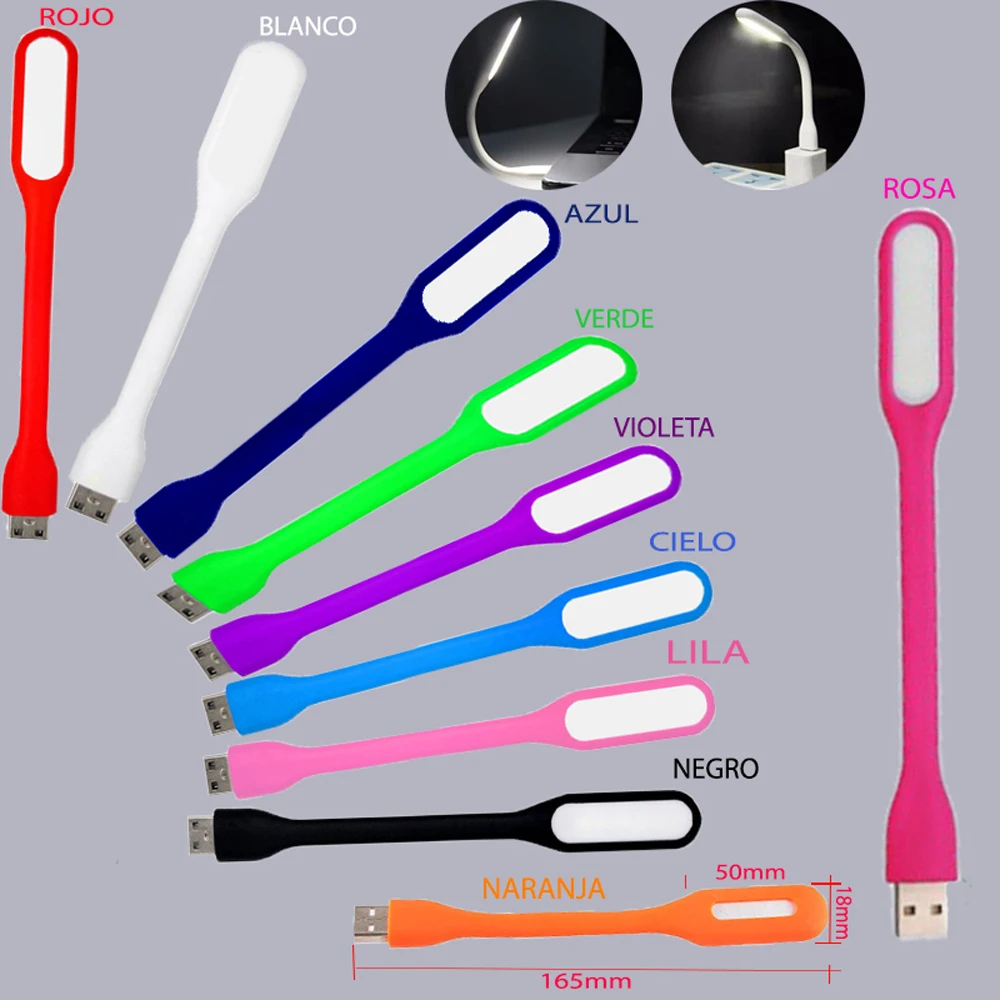 x1 USB-лампа компакт светильник Светодиодная гибкая лампа совместимая с зарядным