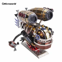microworld 3d metal puzzle games whale base model kits diy laser cutting jigsaw toys christmas decorative gifts for teen adult