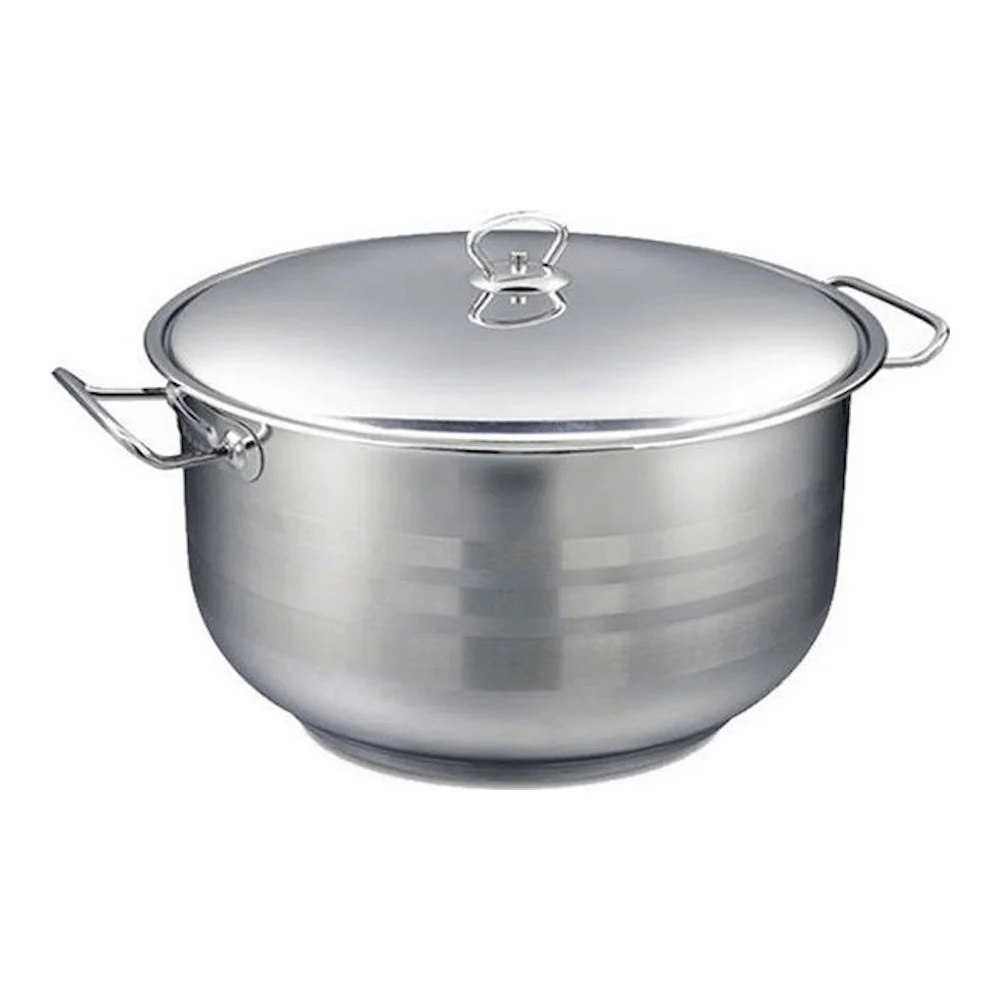 

Of gulsan Mega Flanged Deep Pots 40 cm Flanged Stainless Steel Fast and Free Shipping Made In Turkey
