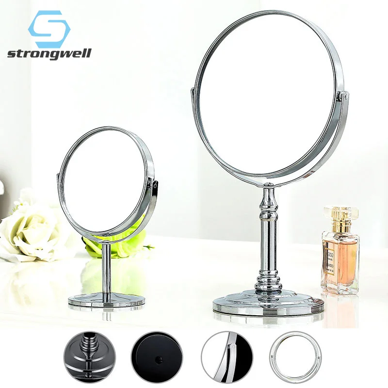 Strongwell 360 Degreerevolving макияж зеркало подставки для косметики Нержавеющая сталь