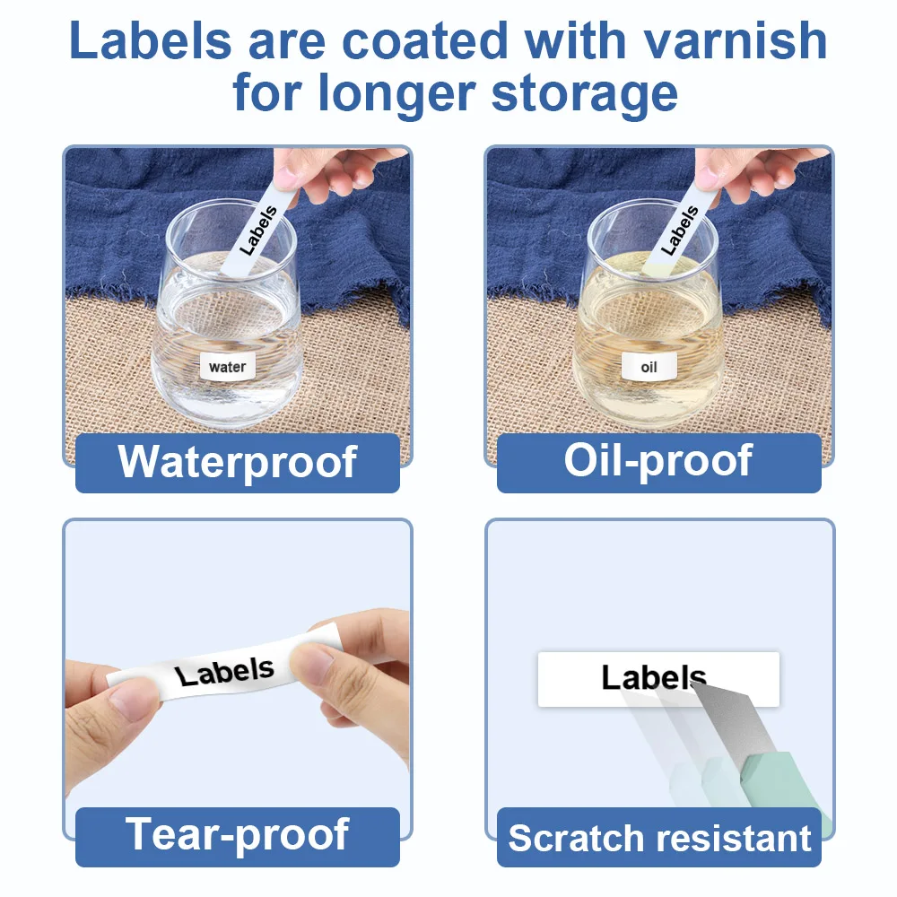 Прозрачная бумага для наклеек D11 водонепроницаемая устойчивая к разрыву жира