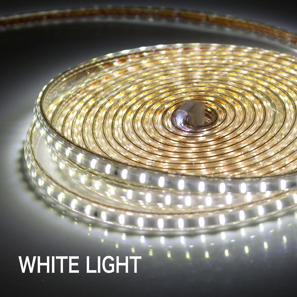 Светодиодная лента 220 SMD переменного тока 3014 в 120 светодиодов/м силиконовая трубка