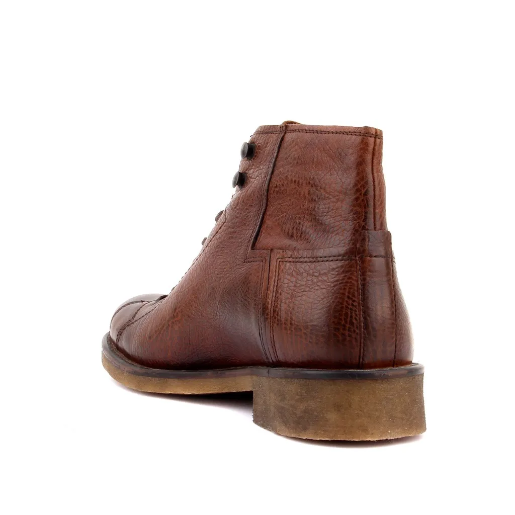 Sail Lakers-коричневые кожаные мужские ботинки на шнуровке | Обувь