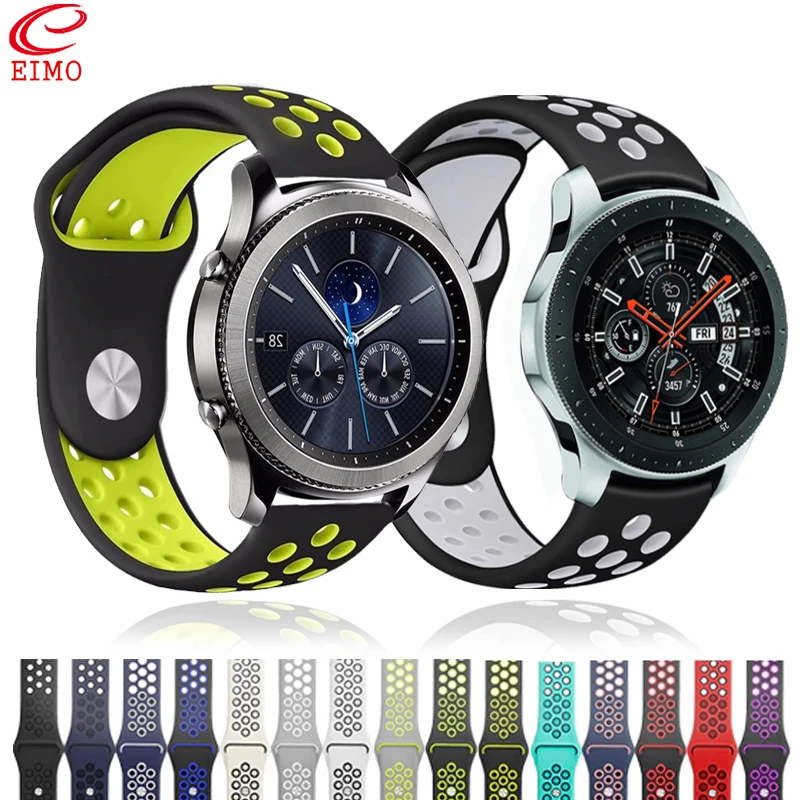 Galaxy watch 46 мм для samsung gear S3 Frontier active 2 Galaxy watch 42 мм amazfit bip grt huawei watch GT ремешок 22 мм ремешок для часов