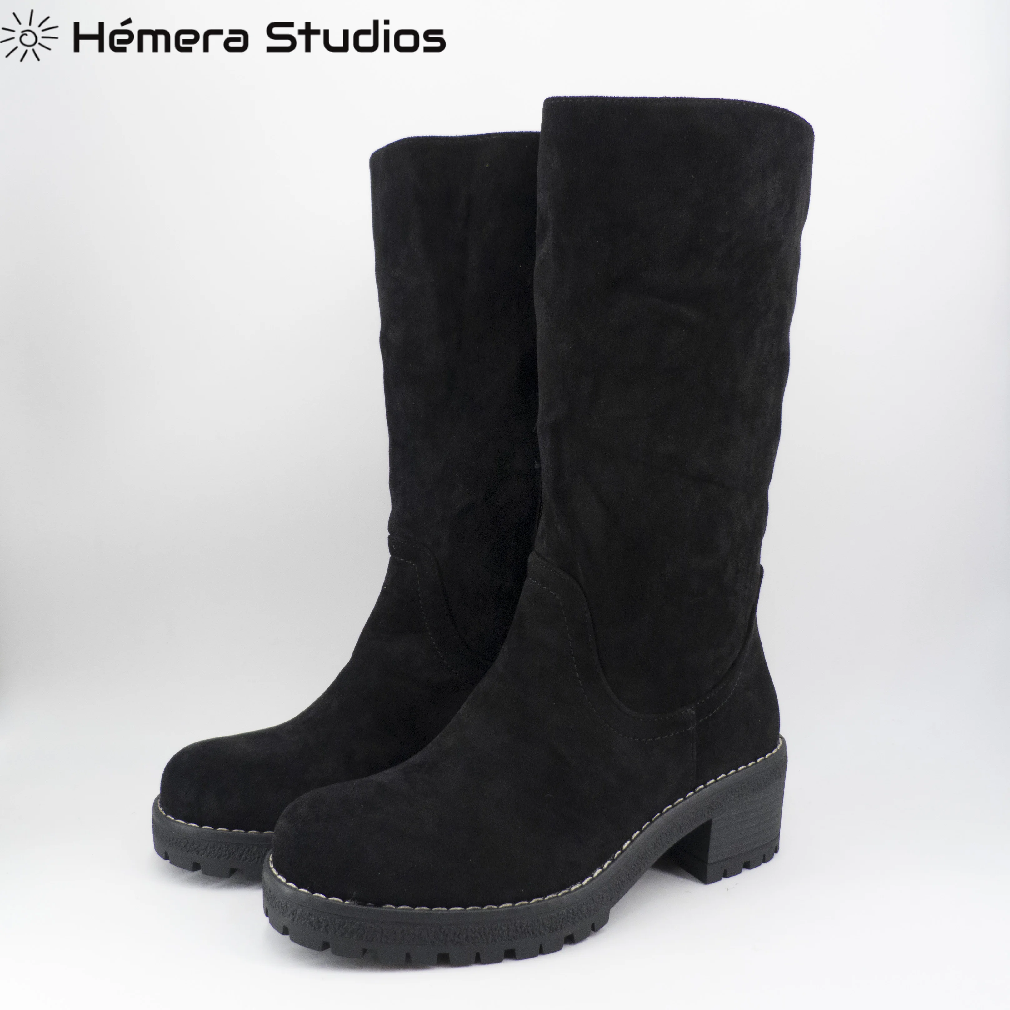 Женские сапоги inverno 2020 женские на платформе в розовом и хаки удобные из