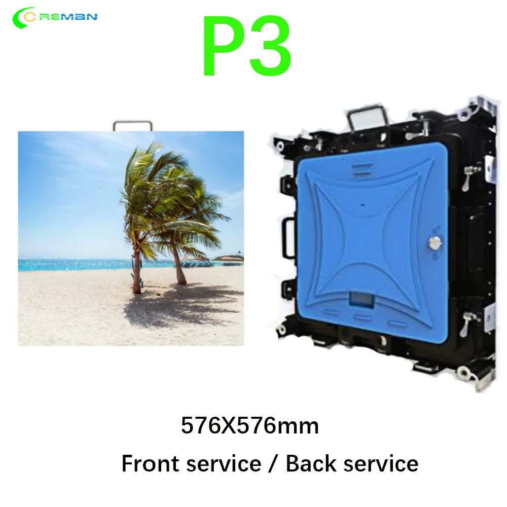 Светодиодный дисплей p3 литой шкаф 576 мм * ультратонкий прокатный светодиодный