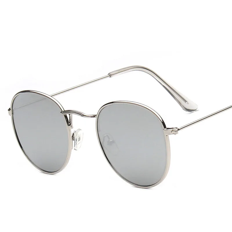 

Sept Retro Small Oval Sunglasses Women Colorful Mirror Sun Glasses Classic Ladies Polarized Mirror Sunglasses UV400
