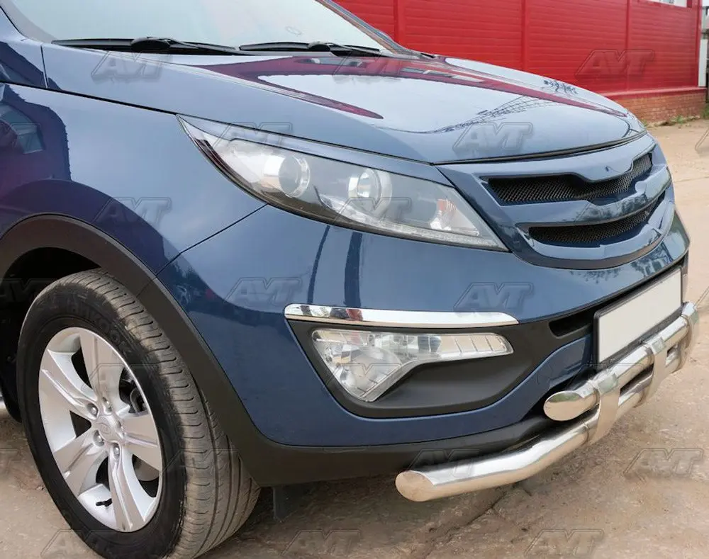 Решетка радиатора для Kia Sportage III 2011~ спортивный стиль пластик ABS аксессуары для стайлинга автомобилей украшения тюнинг