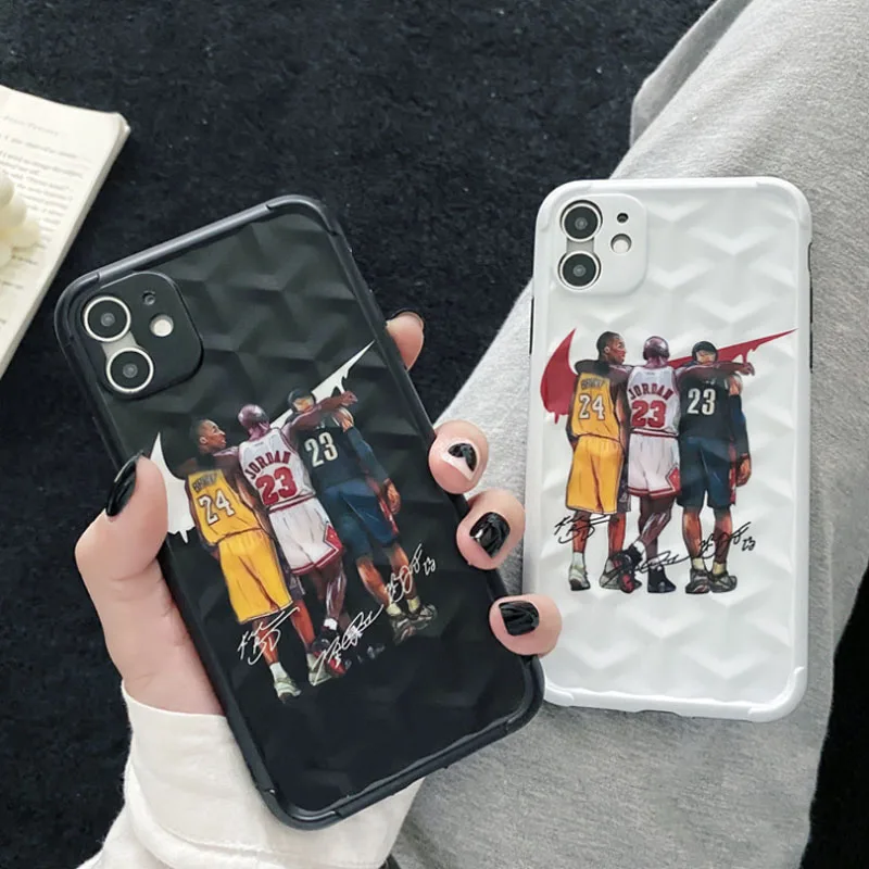 For iPhone 12 1178SE6 Case 3D Basketball Player 43 Pattern Silicone Soft TPU Bumper Design Anti-Scratch Shockproof Cover for Man