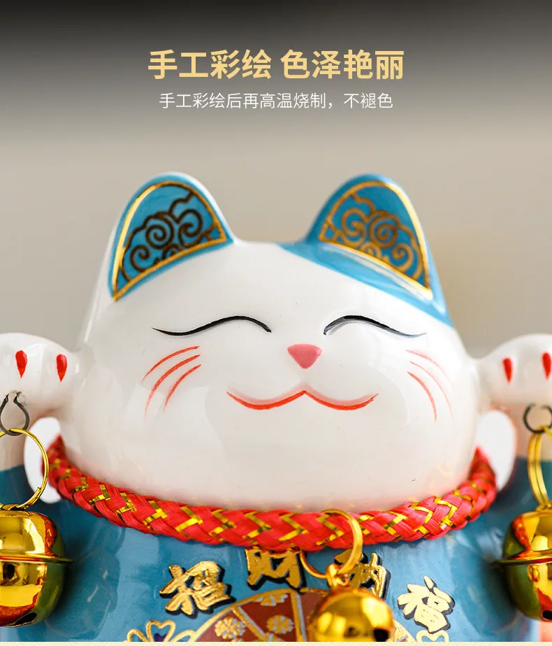 Счастливая кошка украшения копилка Рабочий стол подарок на заказ для девочек