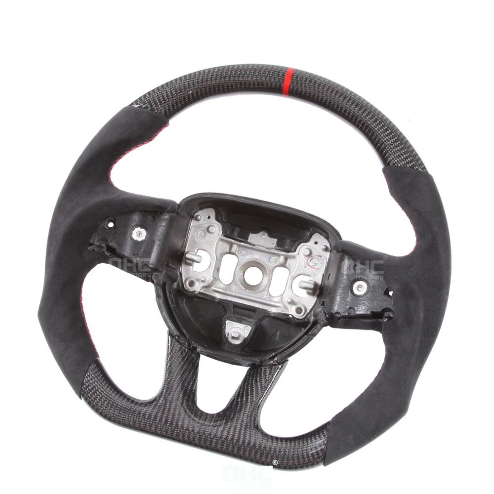 

CF Genuine Carbon Fiber LED Performance Steering Wheel for Dodge