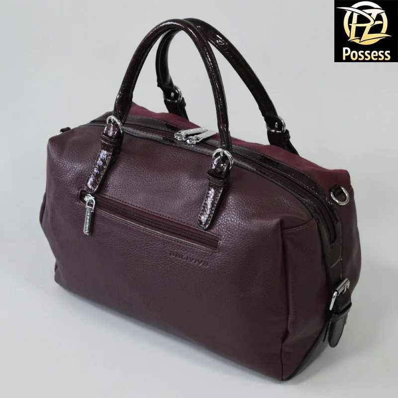 Женская сумка BALIVIYA BRAND T16-10 натуральная замша+кожзаменитель | Багаж и сумки