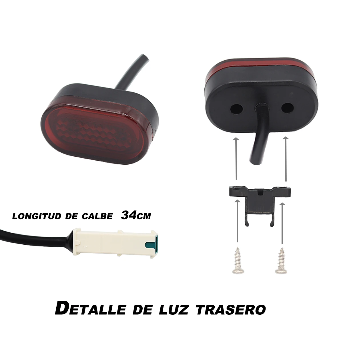 Kit front rear mudguard scooters accessories electric scooter compatible with Xiaomi M365 1s Pro 2 Mijia spare parts light bracket