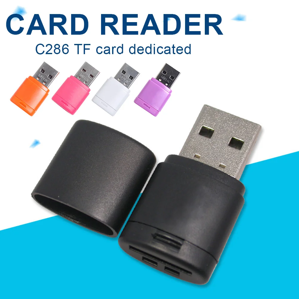 Белый кард-ридер высокоскоростной Micro SDHC ноутбук Настольный передачи данных Plug and