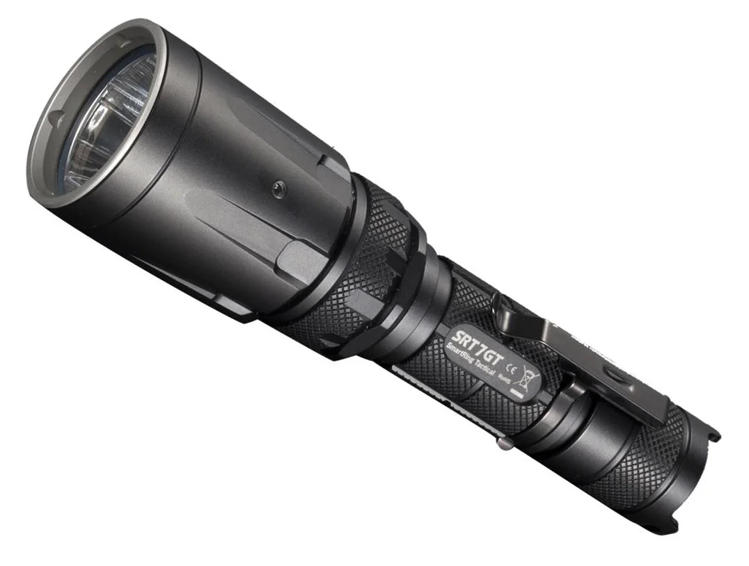 Фонарь ручной Nitecore SRT7GT Kit черный лам.:светодиод. 18650/CR123x1 | Лампы и освещение