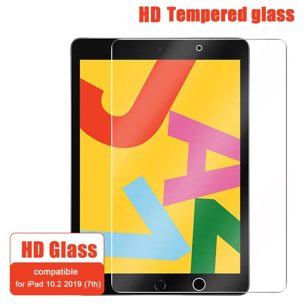 for iPad 10.2 2019 2 шт Стекло для iPad Pro 11 и 12,9 защита экрана 9H закаленное стекло для iPad 10,2 7th Air 3 10,5 Mini 5 7,9 планшет - Цвет: for iPad 10.2 2019