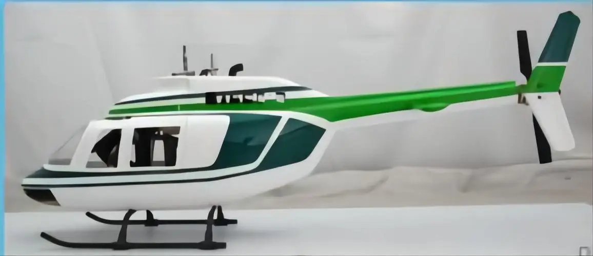 

Pre-Painted 450 size BELL 206 Fiber Glass Helicopter Fuselage