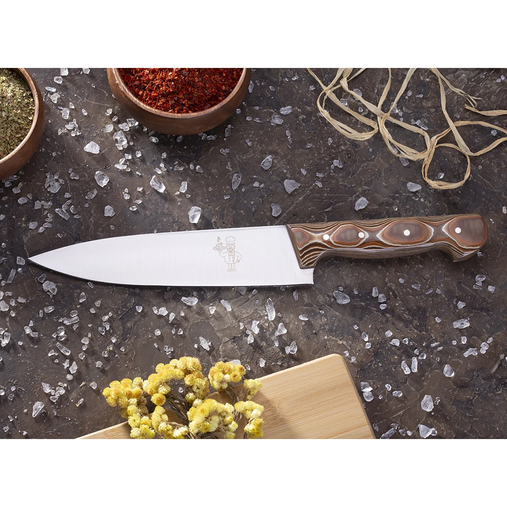 100% Handmade Chef Meat Knife - Made in Turkiye Surmene