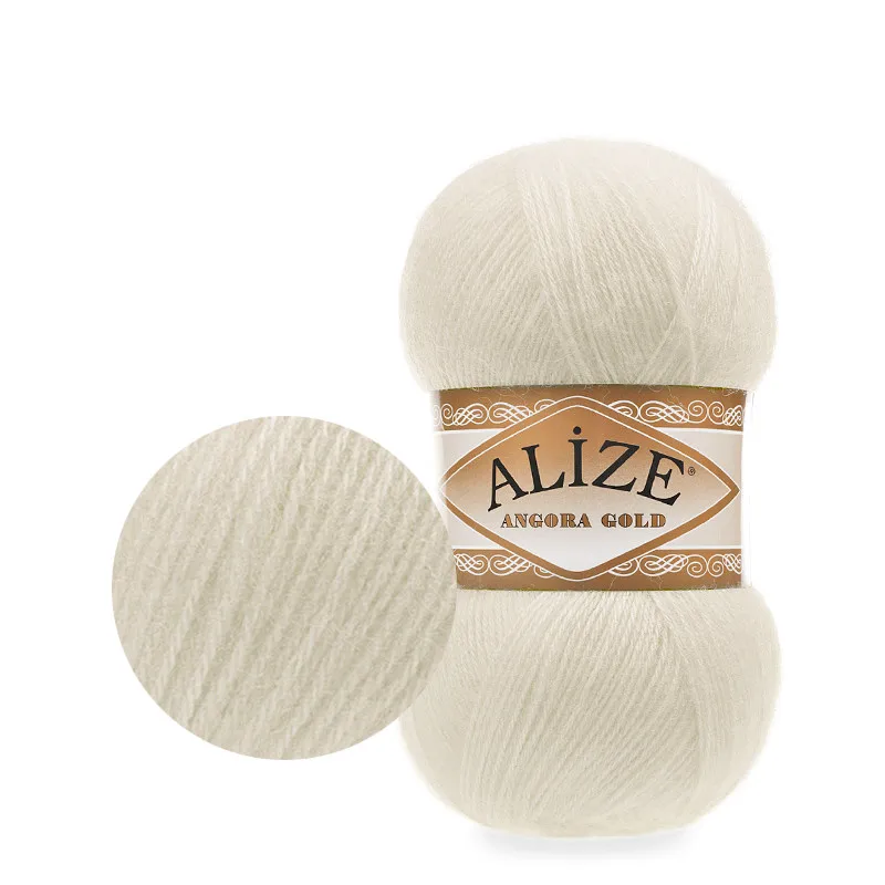 Alize Angora Gold Hand Braid талреп Job горного цвета 01-Cream 5'li посылка | Дом и сад