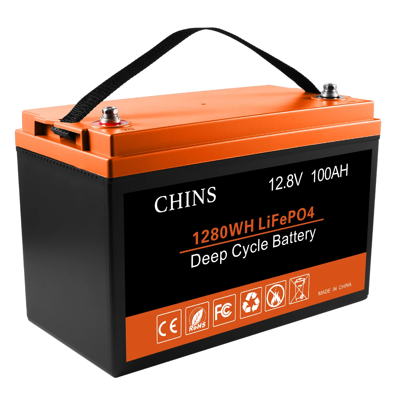 

Free Shipping 12V100Ah Lithium Ion lifepo4 battery 3000 cycles 100A BMS for RV golf cart