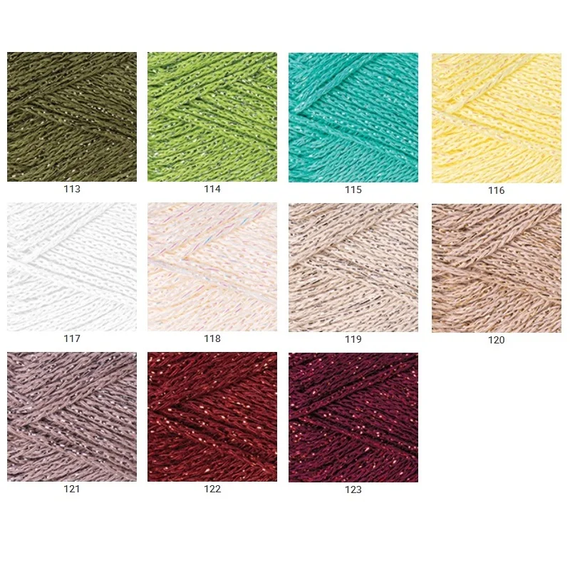 Yarnart элегантность пряжа 50gr 130mt % хлопок 88-% 12 металлических воздушных шаров с