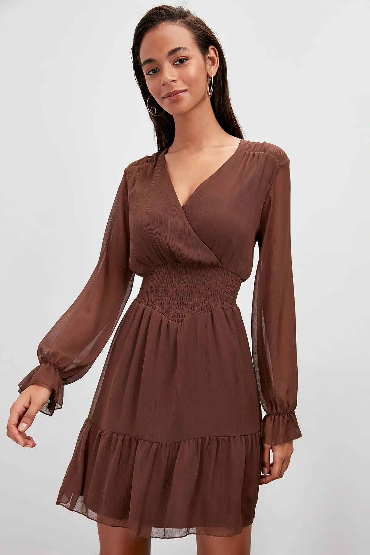 Trendyol гофрированное платье TWOAW20EL1761|Женские платья| |