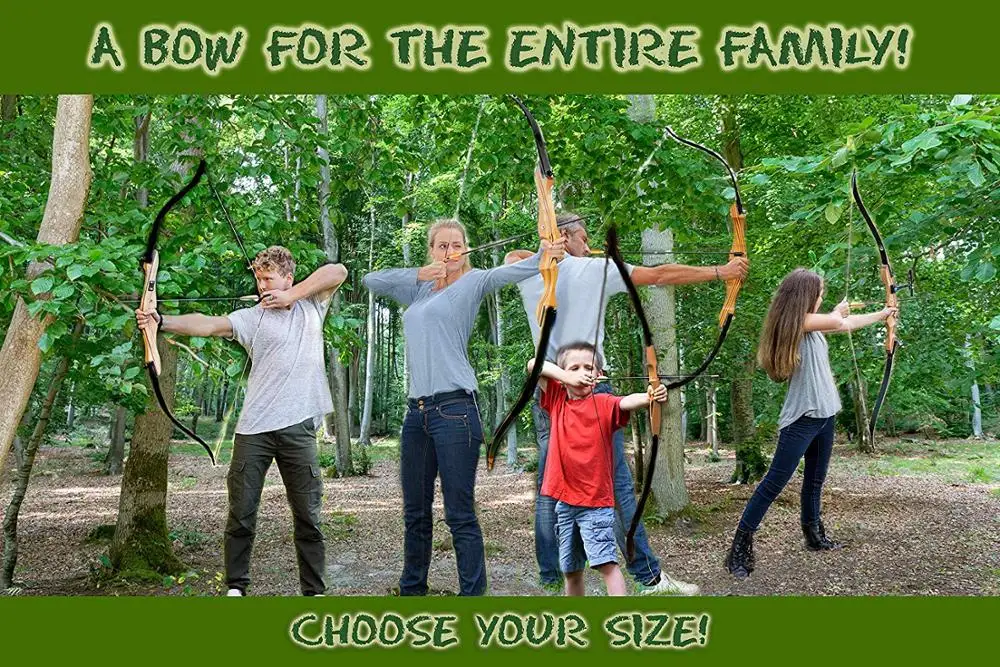 YANG'S стрельба из лука 68 &quotизогнутый лук на вынос Охота для подростков и взрослых