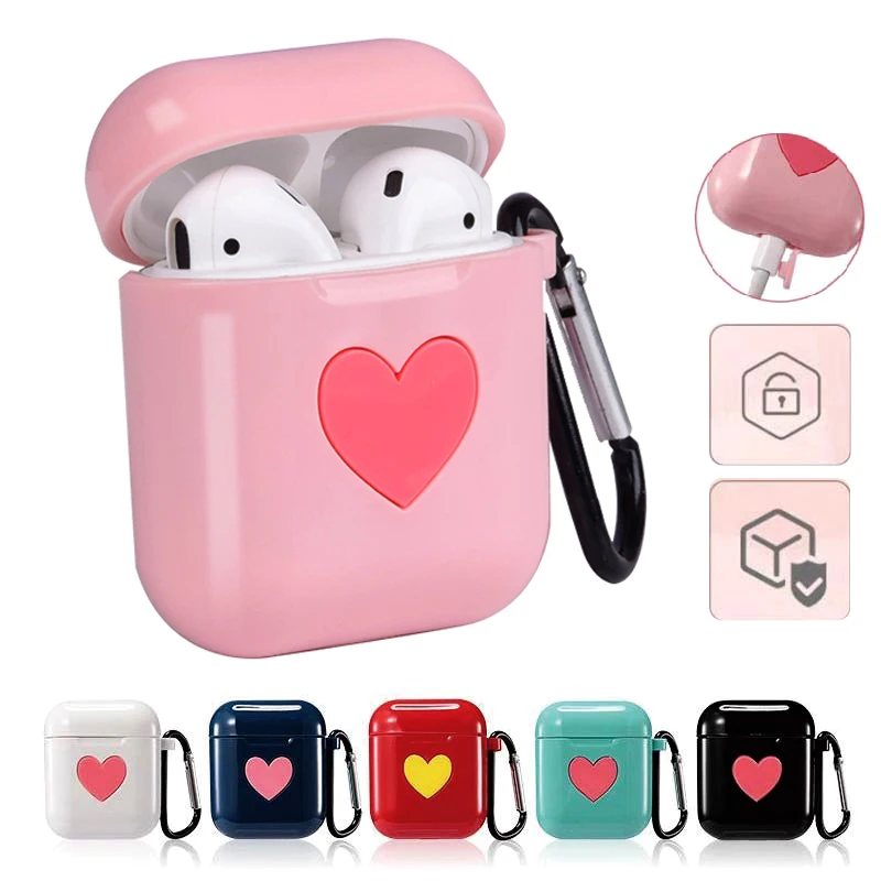 

14 New Styles Cute Airpods Silicone Cover Anti-fall Wireless Bluetooth Earphone Case Pouch Protective for Airpods Charging Box