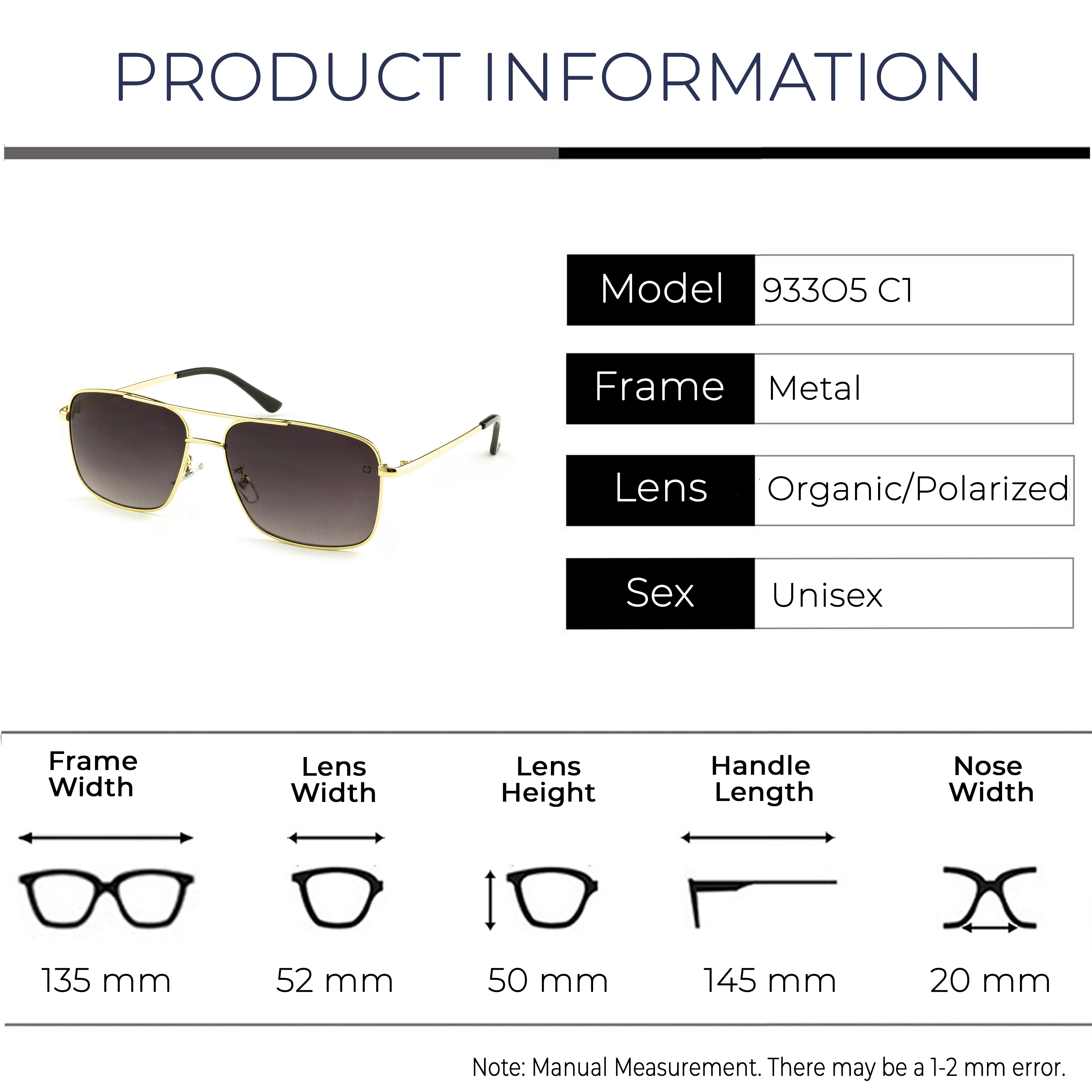 Zolo Eyewear 93305 C1 золото/коричневый караван гюнеш гёцлюгю Ю