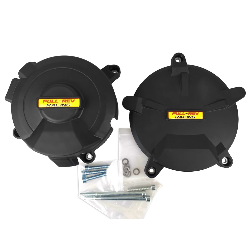 

Full Rev Racing Engine Case Guards Protectors Cover For KTM 1290 Super Duke 2014 – 2019 Black