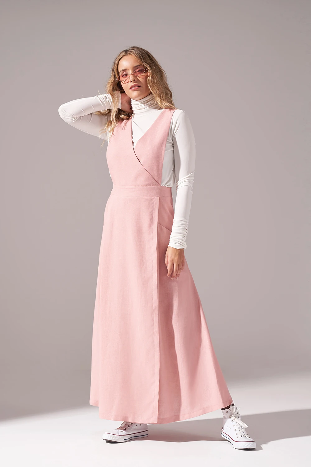 

Soft Textured Gilet Dress