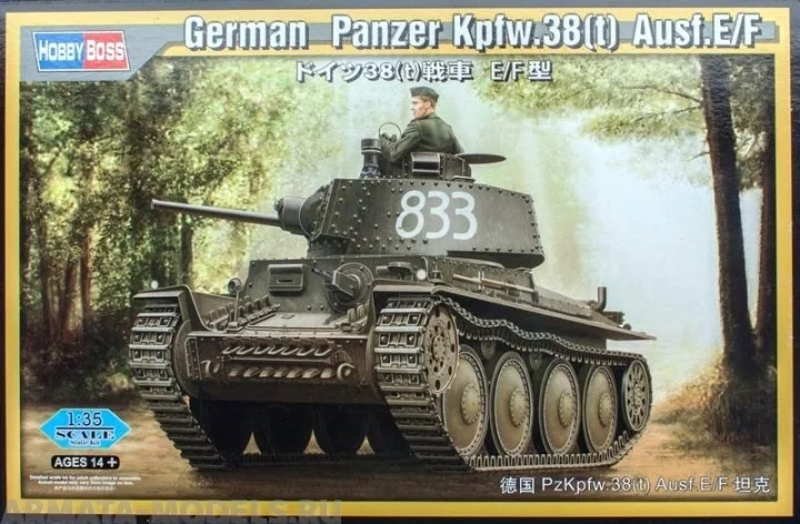 80136 German Panzer Kpfw.38t Ausf.E/F