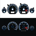 Датчик свечения для гольфа MK3 0-220 км, 7000 обмин, черная панель заднего хода, белый и синий светильник