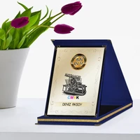 personalized the year s best matbaac%c4%b1s%c4%b1 navy blue plaque award