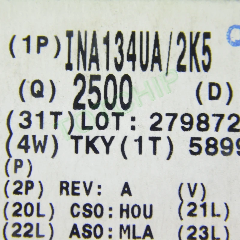 1pcs INA134UA SOP8 AMP Diff Line Receiver |