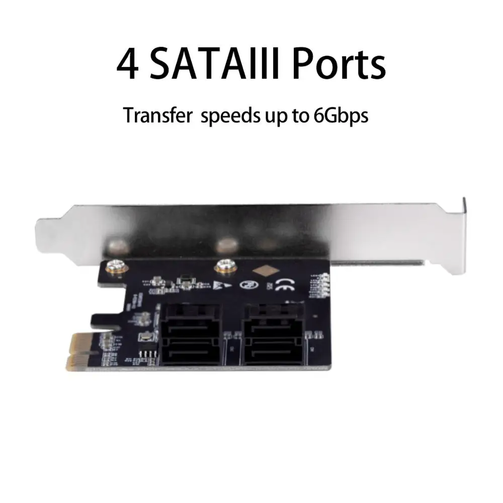 чиа майнинг pcie 4 порта 6g sata iii 30 карта