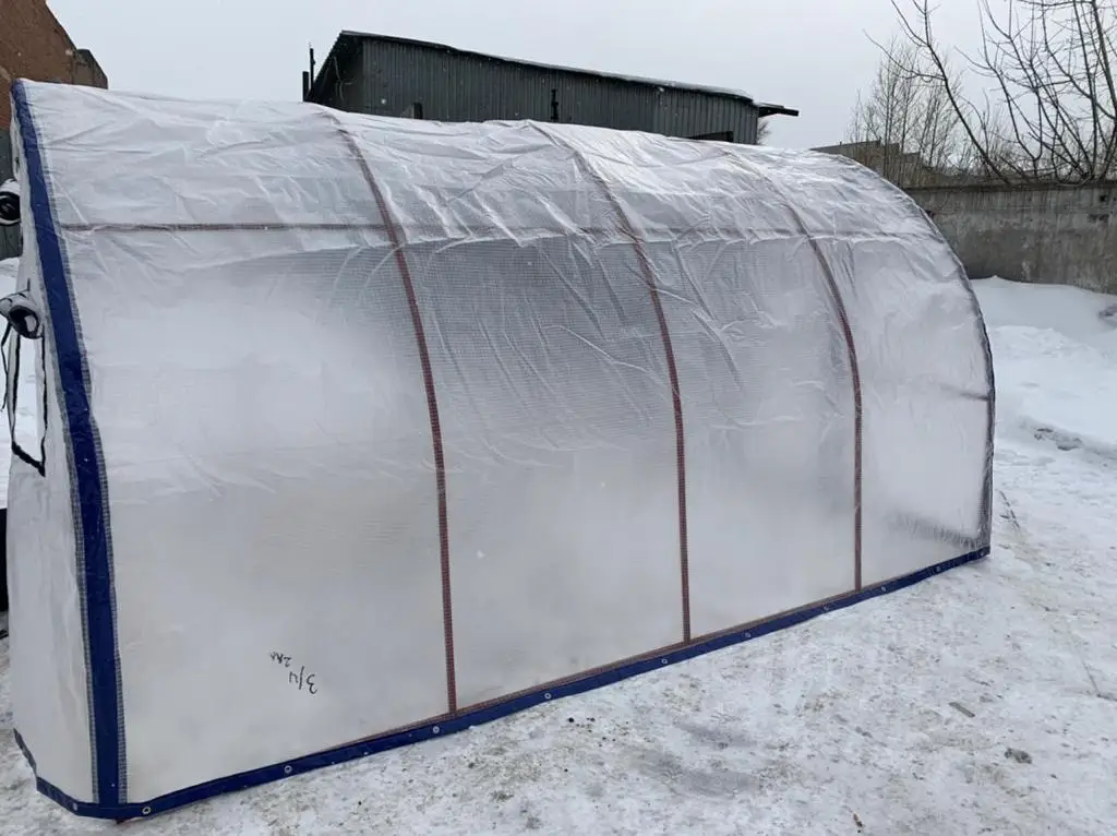 теплица светлица 4 м с чехлом из армированной пленки. чехол из армированной пленки. чехол для теплицы из армированной пленки. чехол из армированной пленки на теплицу 6х3х2. теплица "ферма климат" 3 х 4 м с чехлом (армированная пленка) россия.