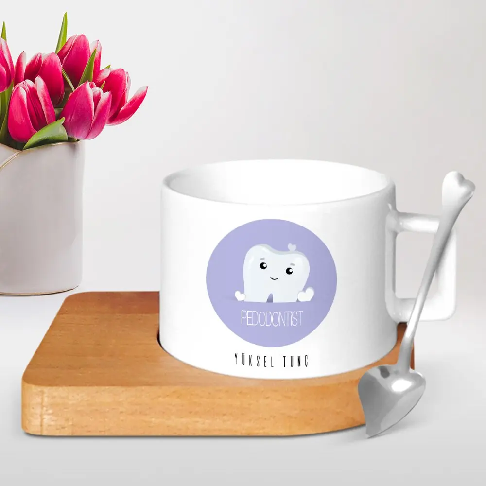 

Personalized Professional Pedodontist Wood Altlıklı Ceramic Cup