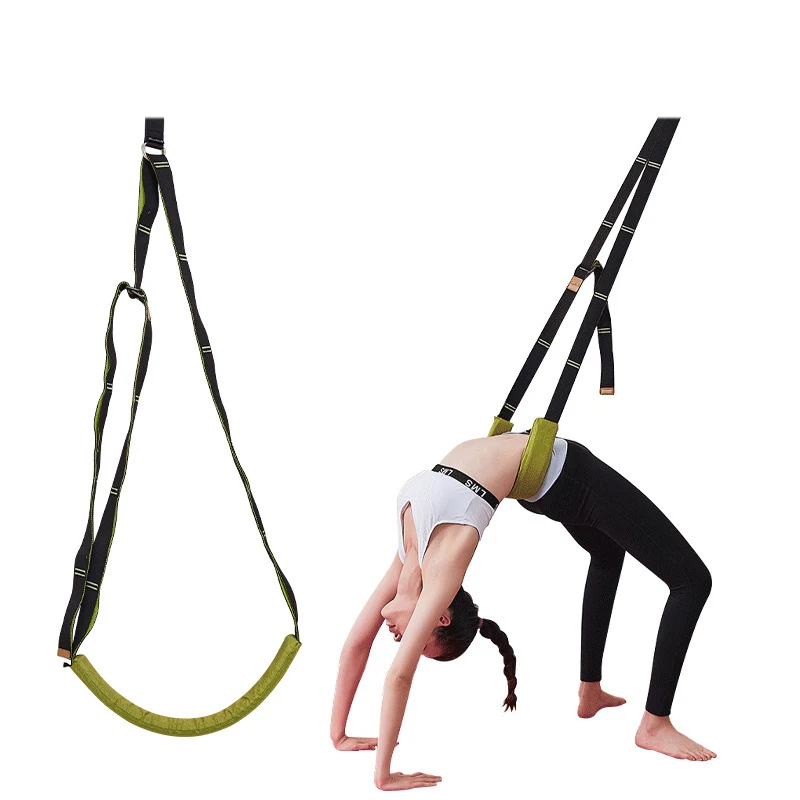 Yoga Aerial Hammock Rope Adjustable Yoga Flexibility Trainer Strap Gym Stretch Exercises Anti-gravity Inversion Training Device
