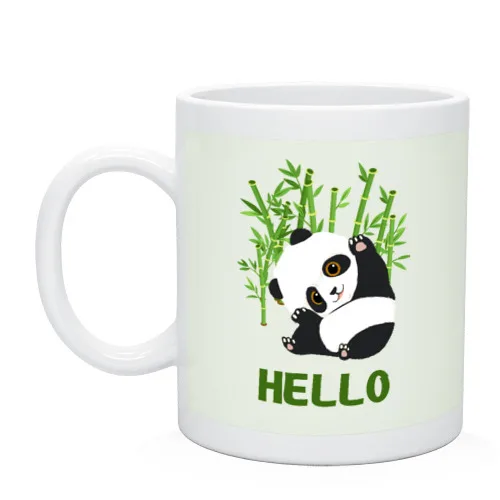 Кружка Panda Hello | Дом и сад