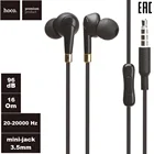 Гарнитура HOCO M58 Amazing Universal Earphones With Mic (черная)